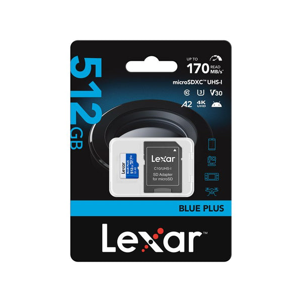 Lexar BLUE PLUS microSDXC UHS-I SDMI Card