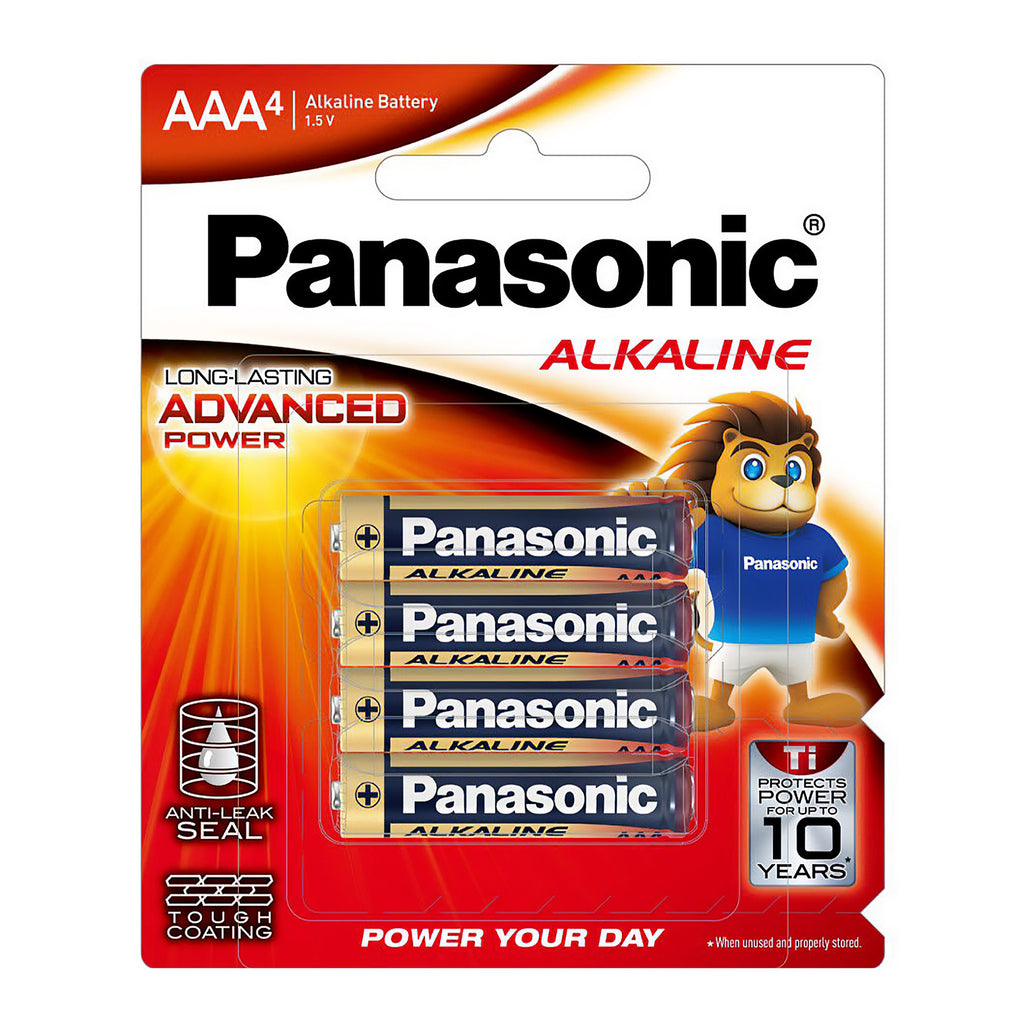 Panasonic AAA 4 Pack Alkaline Battery