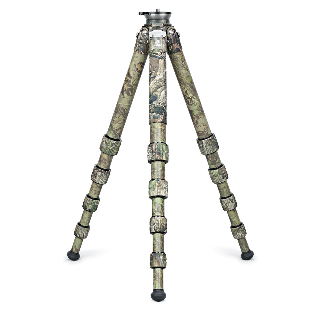 Leofoto LS-365CEX Ranger Levelling Base Series 5 Section Carbon Fibre Tripod – Camouflage