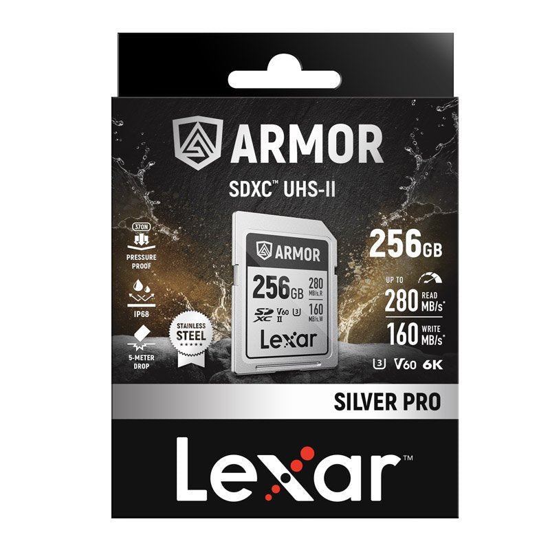 Lexar ARMOR SILVER PRO SDXC UHS-II Card 256GB