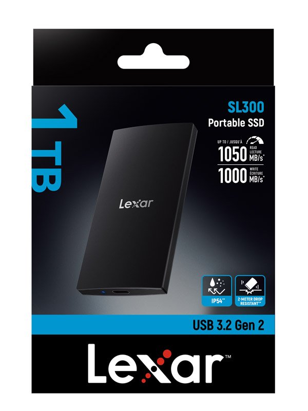 Lexar SL300 Portable SSD 1TB