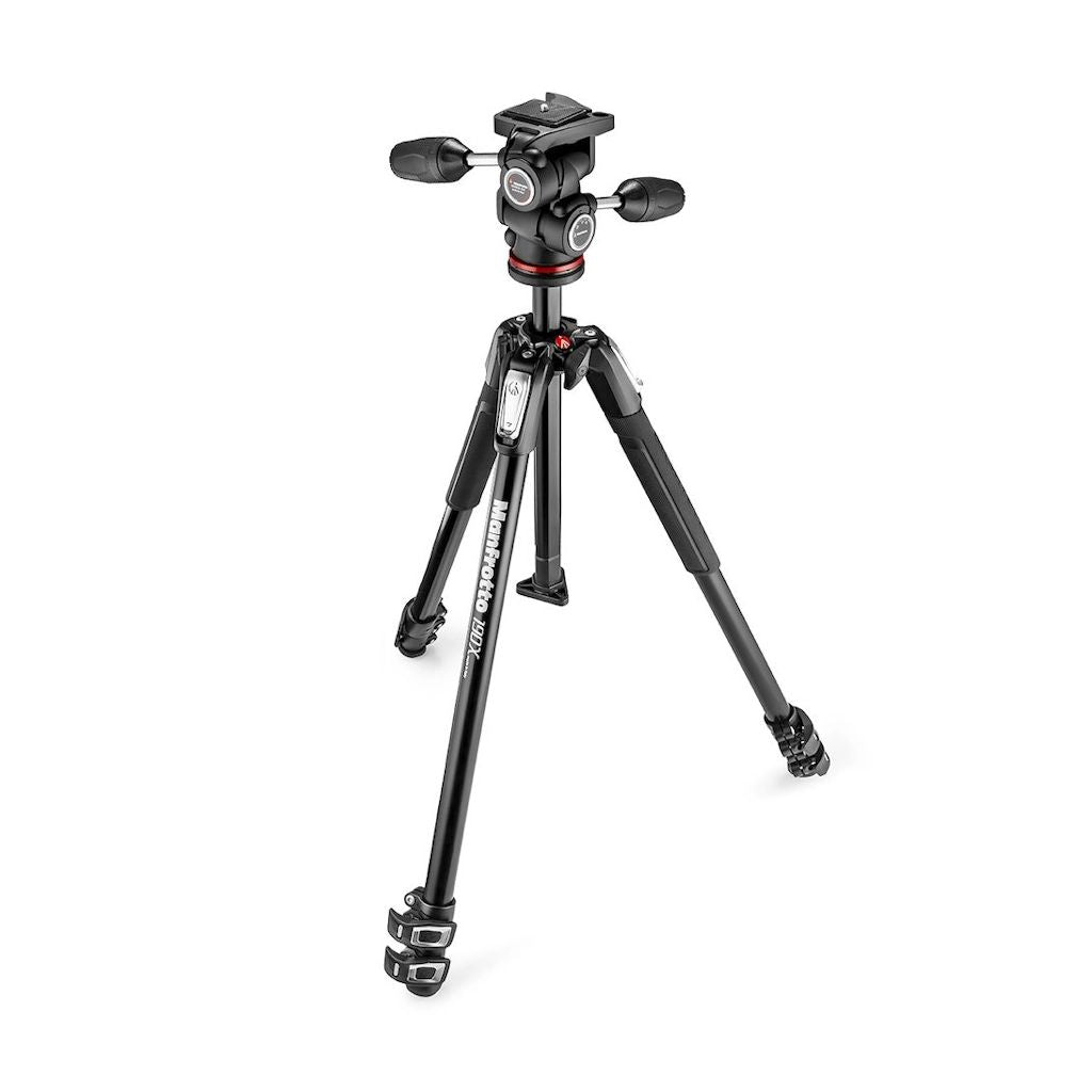 Manfrotto 190XPRO 3-Section Aluminium Tripod + 804 3-Way Head