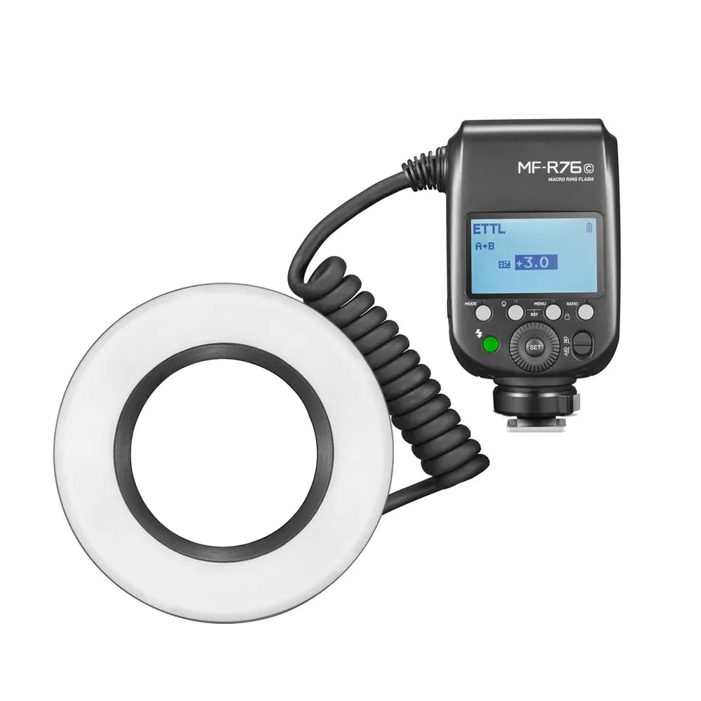 Godox MF-R76N TTL Marco Ring Flash for Canon