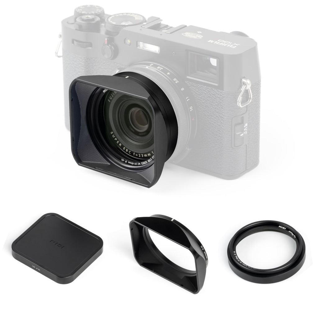 NiSi JetMag Pro Lens Hood Kit for Fuji X100 Series (Black)