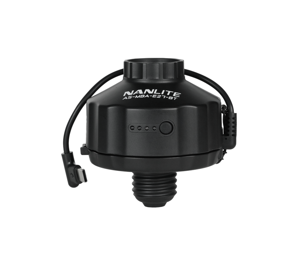 Nanlite AS-MBA-E27-BT Magnetic Base and Battery for PavoBulb