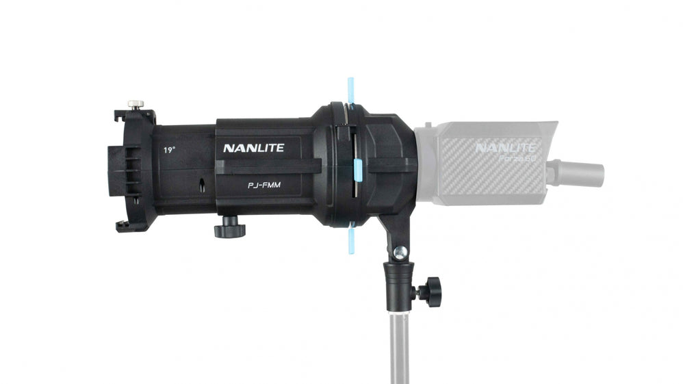 Nanlite Projection Attachment with 19 degree Lens for Forza FM Mount