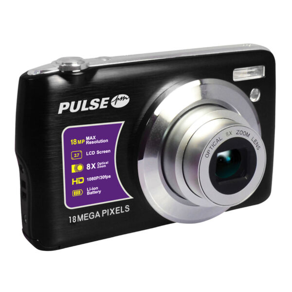 Pulse 8x Optical Zoom 18mp Compact Digital Camera