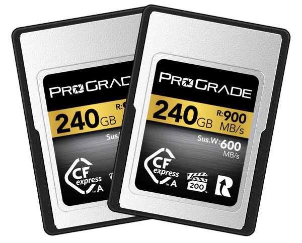 ProGrade Digital CFexpress Type A 2.0 Memory Card (Gold) - Twin Pack