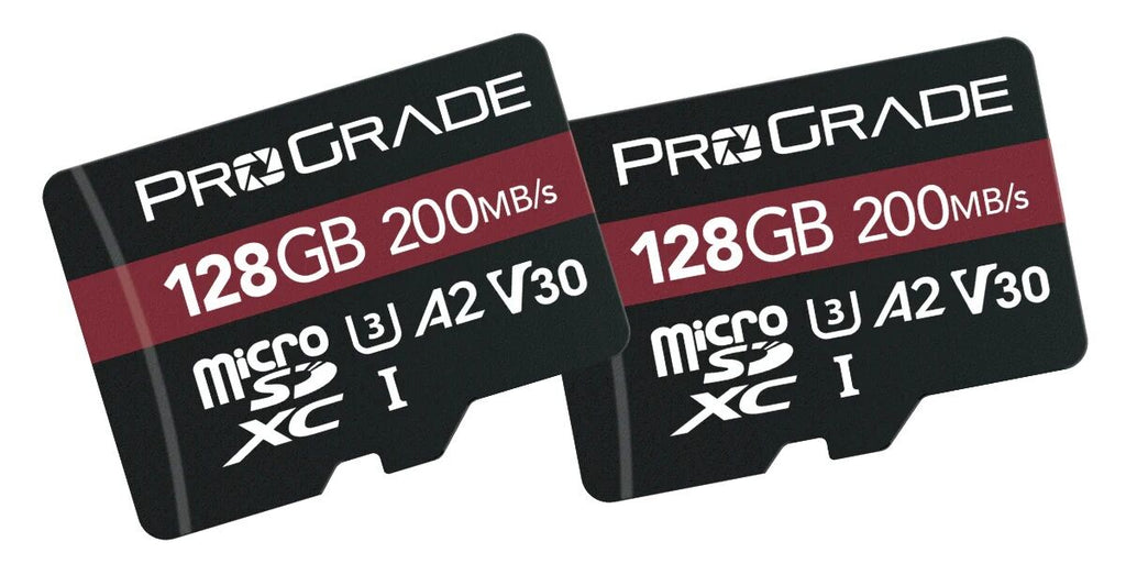 ProGrade Digital MicroSDXC UHS-I V30 Memory Card (Strontium) - Twin Pack
