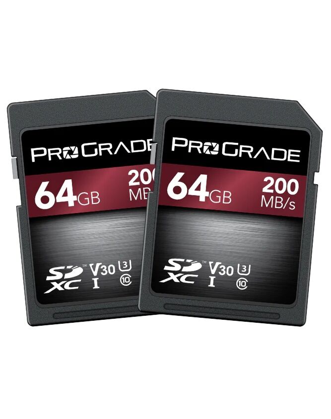 ProGrade Digital SDXC UHS-I V30 Memory Card (Strontium) - Twin Pack