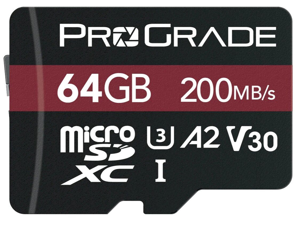 ProGrade Digital MicroSDXC UHS-I V30 Memory Card (Strontium)