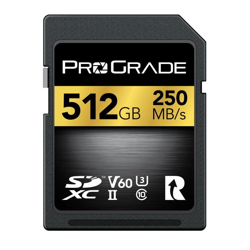 ProGrade Digital 512GB SDXC UHS-II V60 Memory Card (Gold)