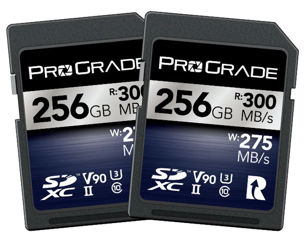 ProGrade Digital SDXC UHS-II V90 Memory Card (Iridium) - Twin Pack