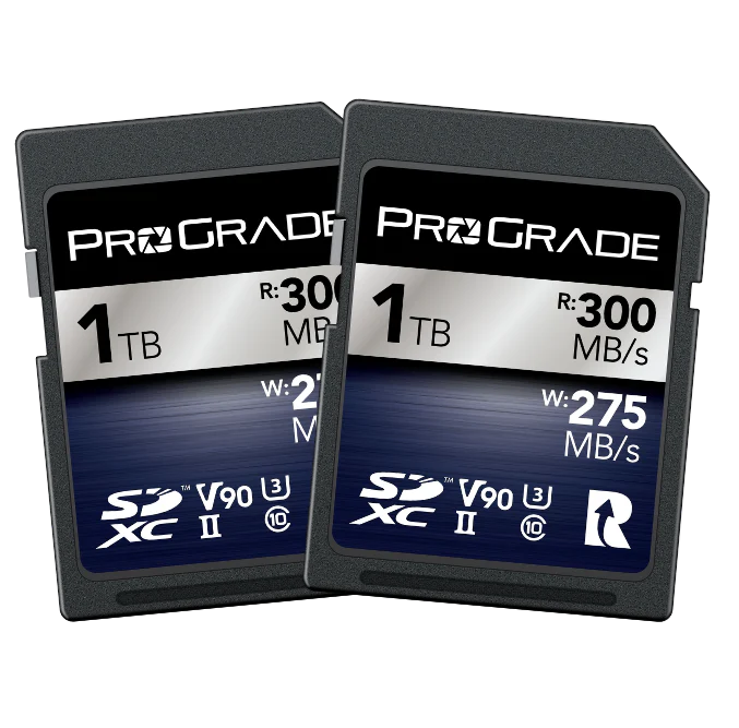ProGrade Digital 1TB SDXC UHS-II V90 Memory Card Twin Pack (Iridium)