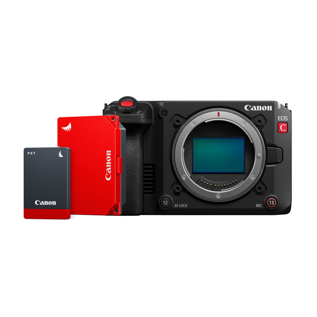 EOS C50 Limited Edition Kit with Angelbird Media Tank and Card Reader