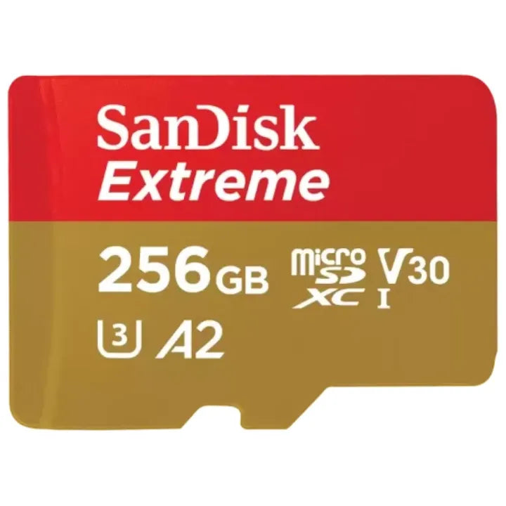 SanDisk Extreme MicroSDXC Card 256GB UHS-I V30