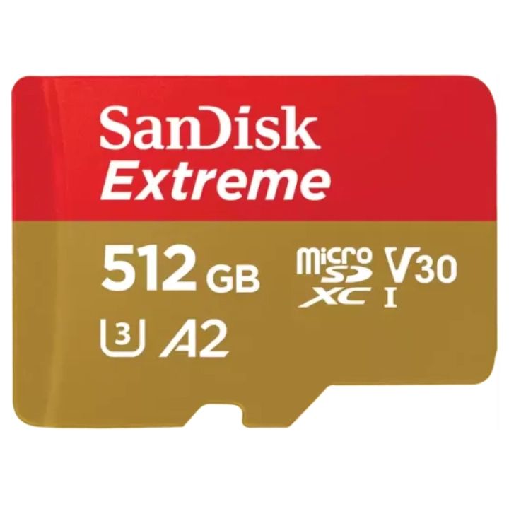 SanDisk Extreme MicroSDXC Card 512GB UHS-I V30