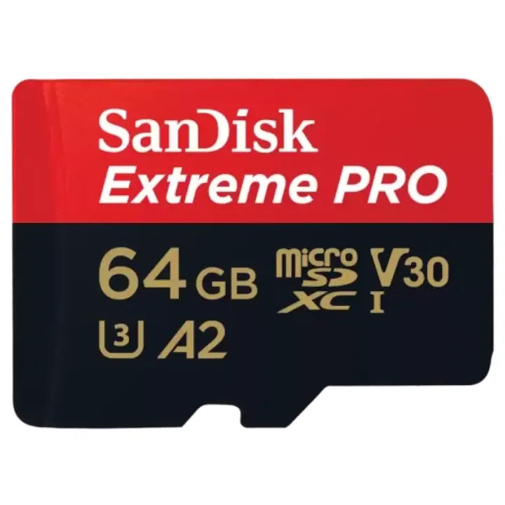 SanDisk Extreme PRO MicroSDXC Card 64GB UHS-I V30