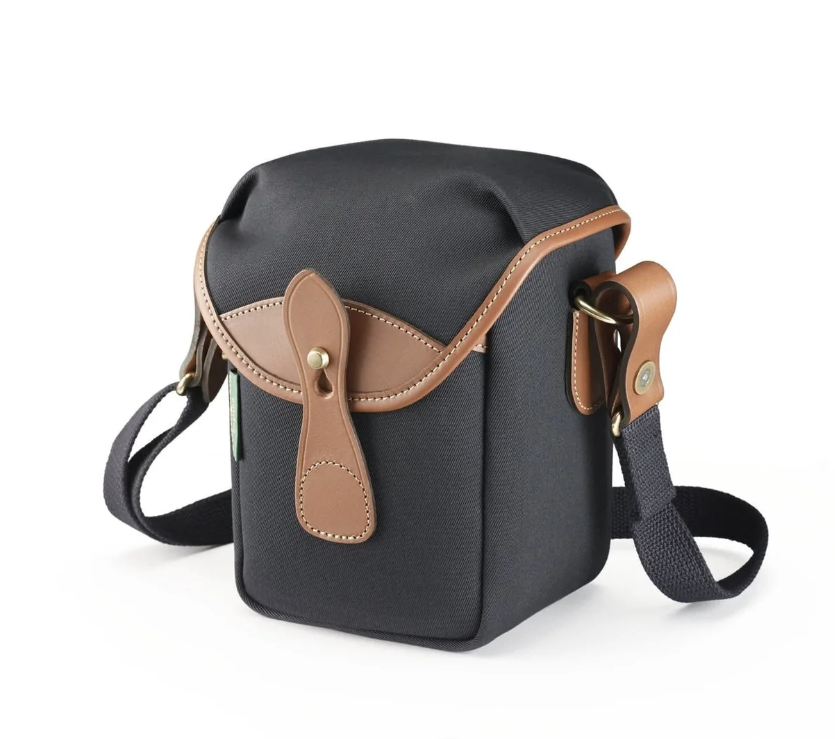 Billingham 72 Camera Bag - Black Canvas/Tan Leather