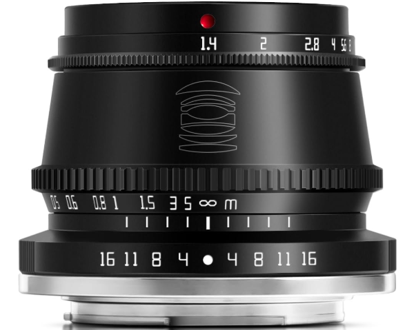 TTArtisan 35mm f/1.4 Lens for Canon RF Mount (APS-C) (Black)