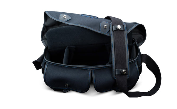 Billingham Hadley Pro Midnight Edition Camera Bag - Black FibreNyte / Blue Leather
