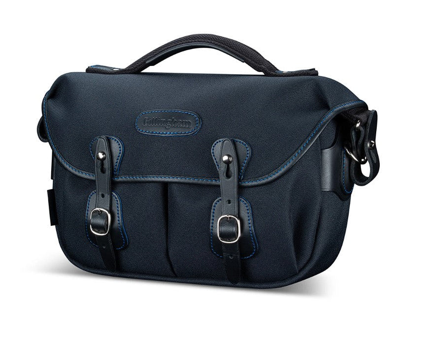 Billingham Hadley Small Pro Midnight Edition Camera Bag - Black FibreNyte / Blue Leather