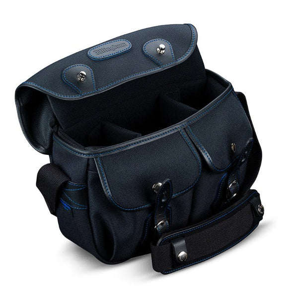 Billingham Hadley Small Midnight Edition Camera Bag - Black FibreNyte / Blue Leather