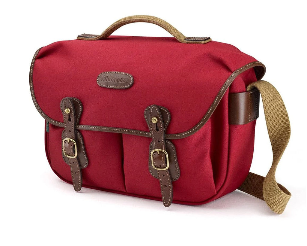 Billingham Hadley Pro Camera Bag - Burgundy Canvas / Chocolate Leather