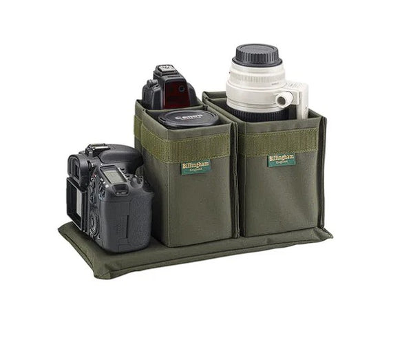 Billingham 207 Camera Bag - Black FibreNyte / Black Leather