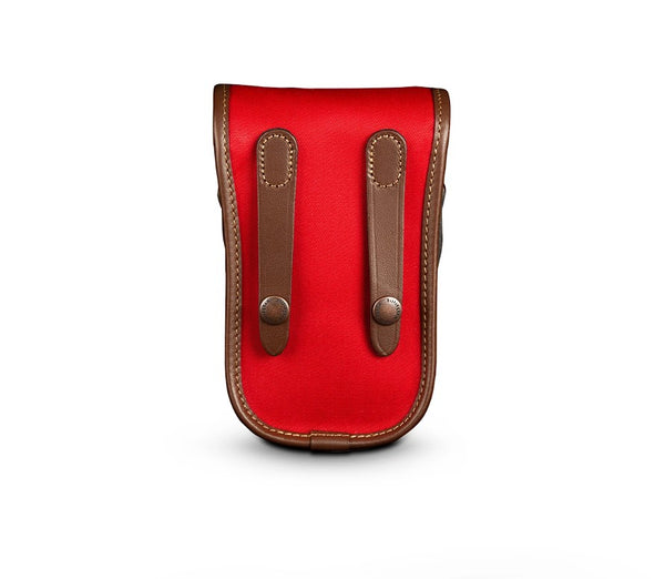 Billingham Ten-16 Camera Bag - Burgundy Canvas / Chocolate Leather