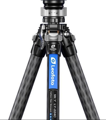 Leofoto LY-224C Mr.Y Series 4 Section Carbon Fibre Tripod Legs with LB-38 Levelling Base