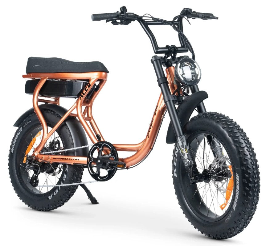 Ampd Bros Ace S-Plus Electric Bike (Rose Gold)