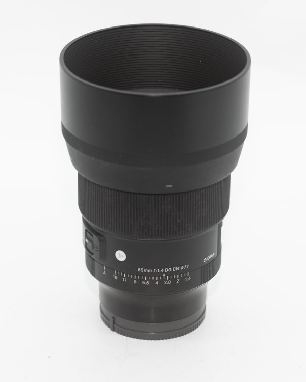 Sigma 85mm f/1.4 DG DN Art Lens for Sony E-Mount with Box 55039328 (Second Hand)