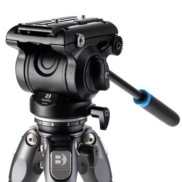 Benro Tortoise 34CLV with S4PRO Head Carbon Fibre Video Tripod Kit