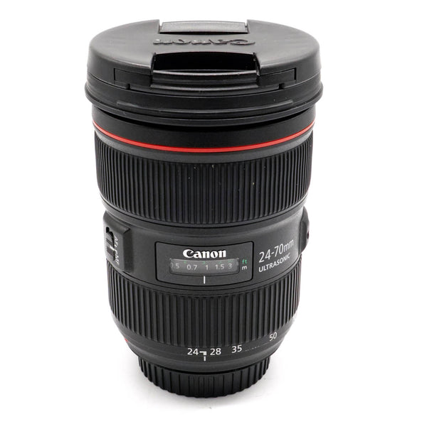 Canon EF 24-70mm f/2.8L USM II Lens with caps and Box 595000624 (Second Hand)
