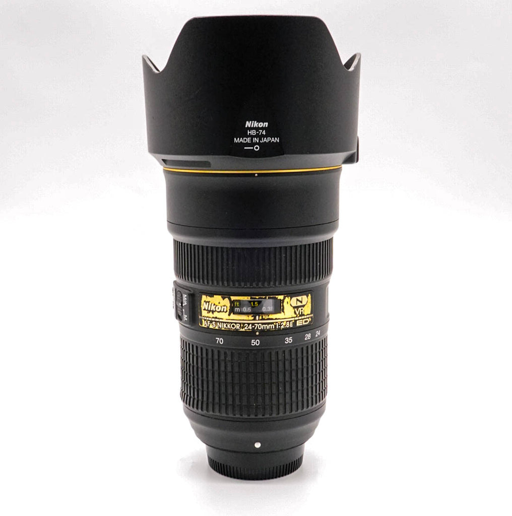 Pre-Owned Nikn AF-S 24-70mm f/2.8 E ED VR Boxed as New SN: 2076214