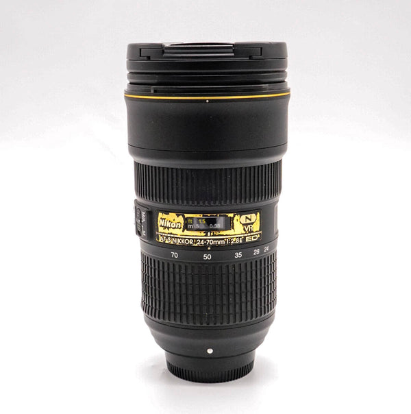 Pre-Owned Nikn AF-S 24-70mm f/2.8 E ED VR Boxed as New SN: 2076214