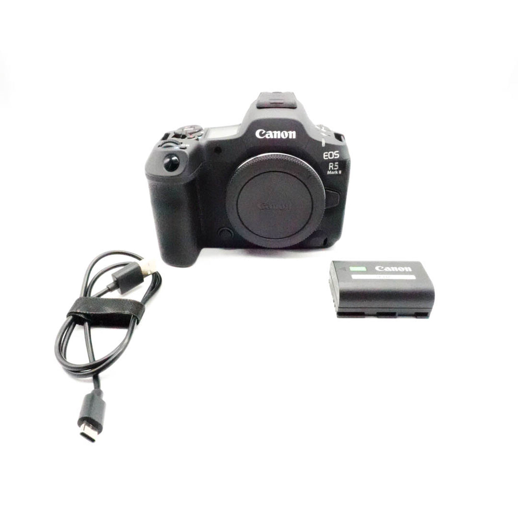 Pre-Owned Canon R5ii Body with Battery, Cable, Hotshoe Cover and Body Cap SN: 147502300309