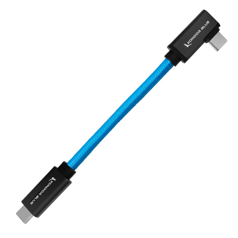 Kondor Blue USB-C to USB-C High Speed Cable for SSD Recording & Charging