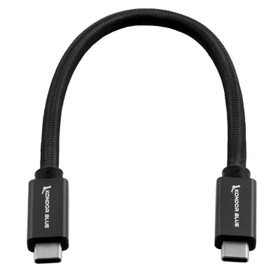 Kondor Blue USB-C to USB-C High Speed Cable for SSD Recording & Charging