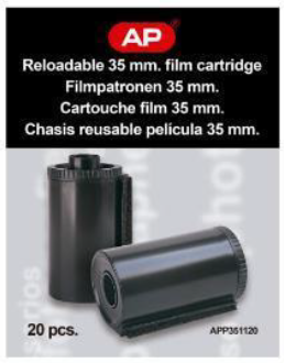 AP Plastic Film Cassettes Pack of 20