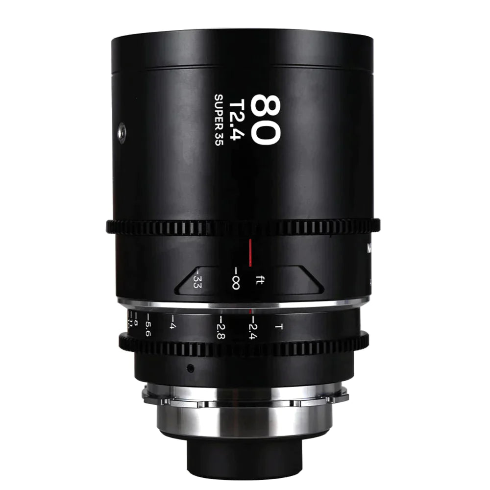 Laowa Nanomorph 80mm T2.4 1.5x S35 Anamorphic Lens (Canon RF, Silver Flare)