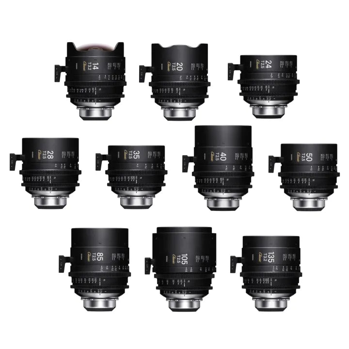 Sigma 10 Cine Lens Classic Kit - ARRI PL (Cooke /iTech)