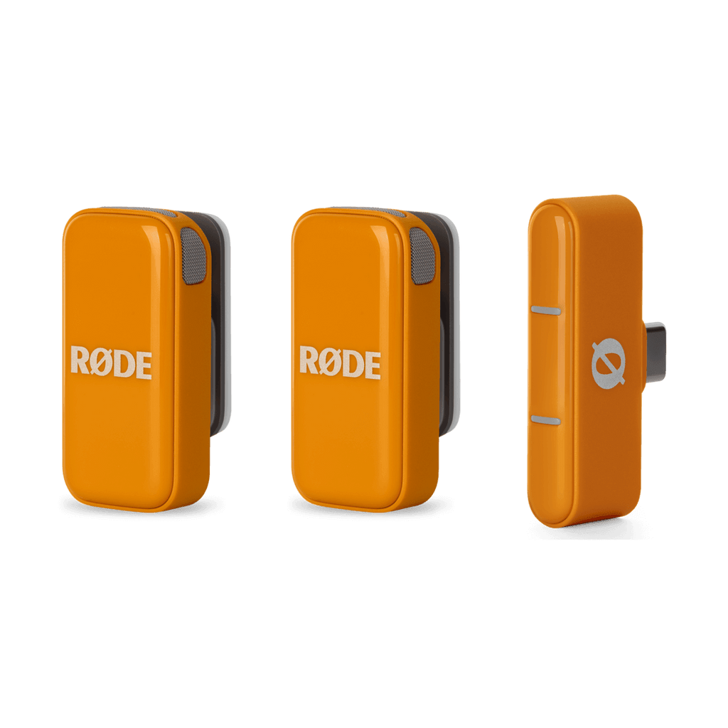 Rode Wireless Micro Ultra Compact Microphone for USB-C Smartphones - Orange