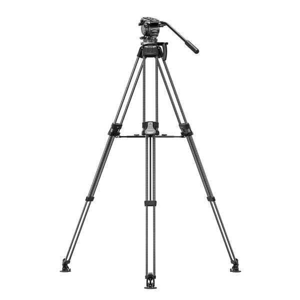 Leofoto LVF-163C+FH-20 Professional Carbon Fibre Video Tripod with FH-20 Video Fluid Head