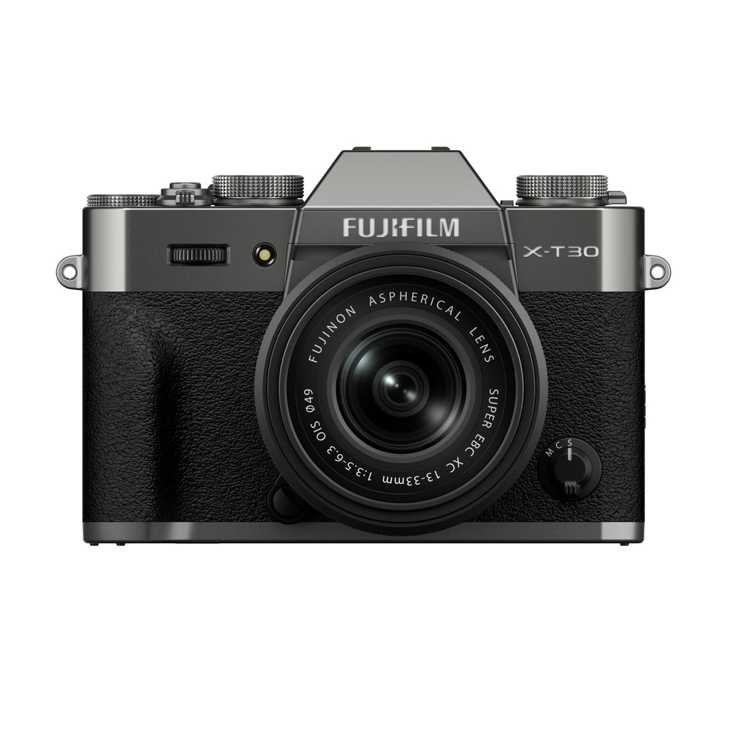 FUJIFILM X-T30 III Charcoal Silver with XC 13-33mm f3.5-6.3 OIS Black Lens
