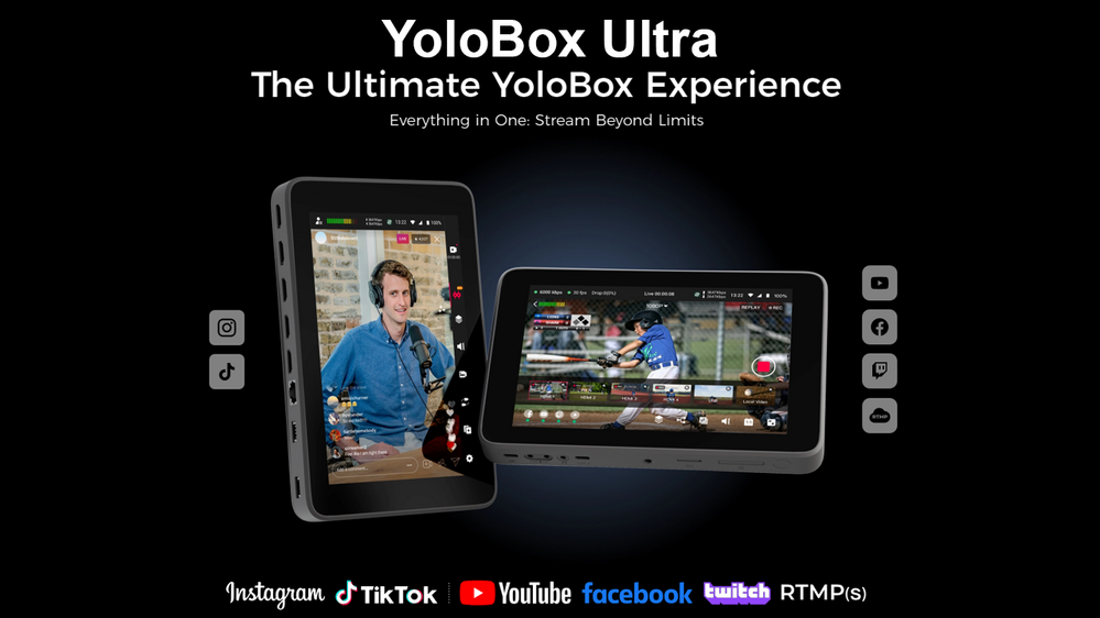 Yololiv YoloBox Ultra all-in-1 Livestreaming Encoder and Monitor