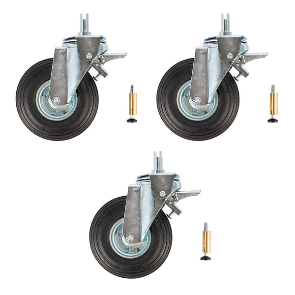 Avenger Rubber Filled Wheels - Set of 3 for Strato Stands