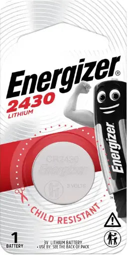 Energizer 2430 Lithium CR2430 3V Battery