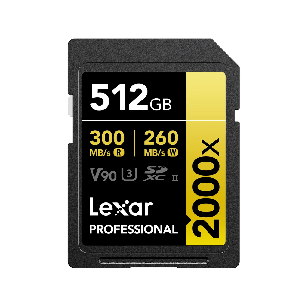 Lexar Professional 2000X SDHC/SDXC UHS-II V90 SD Card